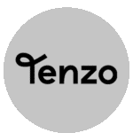 Tevalis' integration partner Tenzo's logo in a grey circle